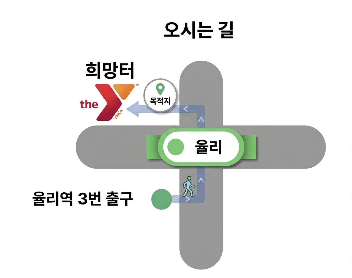 북구희망터지역자활센터 오시는 길 안내 이미지